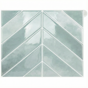 Bleur clair - Carrelage chevron autocollant