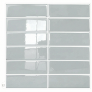 Gris - Carrelage droit autocollant